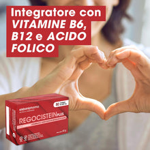 Carica l'immagine nel visualizzatore di Gallery, CISBANI PHARMA Regocistein Plus Vitamina B12, Acido Folico in Forma Attiva