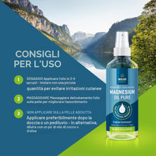 Carica l'immagine nel visualizzatore di Gallery, Olio di magnesio spray Zechstein cloruro 100 ml – puro, naturale e con la massima concentrazione