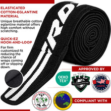 Carica l'immagine nel visualizzatore di Gallery, RDX Ginocchio Fascia Powerlifting Ginocchia Supporto, Approvato da IPL USPA, 200CM Lungo Pesistica Fasce Elastica Bendag