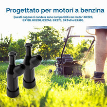 Carica l'immagine nel visualizzatore di Gallery, VooGenzek 2 Pezzi Candela Cap Generatore, Cappuccio di Avvio Candela, Compatibile con Honda GX160 GX390 GX120 GX240 GX27