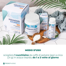 Carica l'immagine nel visualizzatore di Gallery, Magnesio Advance Magnesio in Polvere – Barattolo da 300 g