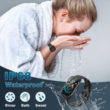 Carica l'immagine nel visualizzatore di Gallery, Smartwatch Uomo Donna, Schermo Curvo HD da 1,95'' Orologio Smartwatch con Effettua/Risposta Chiamate, 112 Sportive Smart