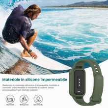 Carica l'immagine nel visualizzatore di Gallery, 5 Pezzis Silicone Cinturini Compatibile con Xiaomi Smart Band 9 Active/Redmi Smart Band 3, Regolabile Sportivo Cinturino