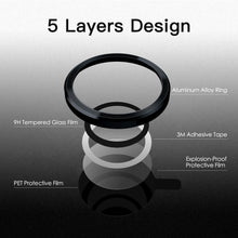 Carica l'immagine nel visualizzatore di Gallery, JETech Pellicola Protettiva Fotocamera per iPhone 14/14 Plus, Mezzanotte
