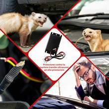 Carica l'immagine nel visualizzatore di Gallery, Ultrasuoni per Topi per Auto 12V – Repellente Ultrasuoni con Connessione Diretta alla Batteria dell'Auto e Funzionamento