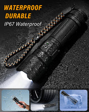 Carica l'immagine nel visualizzatore di Gallery, Akdomart Torcia LED Potente Professionale Ricaricabile 500000 Lumens