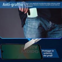 Carica l'immagine nel visualizzatore di Gallery, Privacy Vetro Temperato per Samsung Galaxy A26/A17 5G, 2 Pezzi Pellicola Protettiva e 2 Pezzi Pellicola Fotocamera, Dure