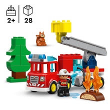 Carica l'immagine nel visualizzatore di Gallery, LEGO DUPLO Autopompa con manichetta e pompiere 10473