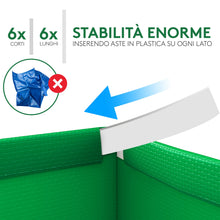 Carica l'immagine nel visualizzatore di Gallery, PTMS® Borse Raccolta Differenziata - 3 Bidoni per Carta, Plastica e Vetro