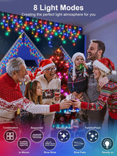 Carica l'immagine nel visualizzatore di Gallery, 10M Luci Natale Esterno Cascata, LED Tenda Luminosa Natale