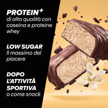 Carica l'immagine nel visualizzatore di Gallery, Powerbar - Protein Plus - Low Sugar - Vanilla - 30x35g - Barretta con solo 107 calorie - Barretta fitness con fibre