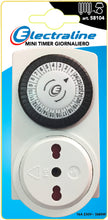 Carica l'immagine nel visualizzatore di Gallery, Electraline 58104 Programmatore Timer 16 A, Nero/Bianco