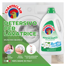 Carica l'immagine nel visualizzatore di Gallery, Chanteclair - Detersivo Lavatrice Muschio Bianco 3x1260ml