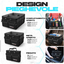 Carica l'immagine nel visualizzatore di Gallery, FORTEM Organizer Bagagliaio Auto e Baule, Pieghevole Accessori Macchina