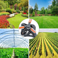Carica l'immagine nel visualizzatore di Gallery, Irrigatore Giardino, Irrigatore Prato Automatico, Garden Sprinkler, Irrigatore Rotante Automatico a 360°Gradi, con 3 Bra