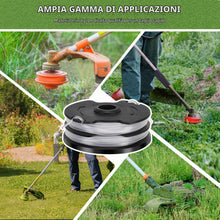 Carica l'immagine nel visualizzatore di Gallery, 8 Rocchetto Decespugliatore Compatibile con Parkside +2 Copertura Bobina Ricambio Filo Tagliabordi Tagliaerba Bobine Tos