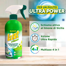 Carica l'immagine nel visualizzatore di Gallery, Last al limone - Sgrassatore Ultra Power, Azione Rapida, Contro il Grasso Ostinato, Piatti e Superfici Cucina, Profumo a