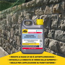 Carica l'immagine nel visualizzatore di Gallery, Fila Surface Care Solutions Hydrorep ECO Idrorepellente per Pietra e Cemento, Cotto, Mattoni Faccia Vista, Intonaco, Tuf