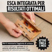 Carica l'immagine nel visualizzatore di Gallery, Super Ninja Trappole per Scarafaggi e Blatte da Interno, 12 Pezzi