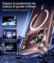 Carica l'immagine nel visualizzatore di Gallery, Qasyfanc Magnetica Cover per iPhone 18 Pro,Trasparente