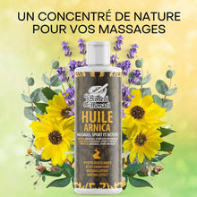 Carica l'immagine nel visualizzatore di Gallery, Olio Arnica e Canfora Effetto Caldo, Olio Massaggio Professionale 250 ml Canforato, Effetto Riscaldante e Rilassante per