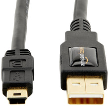 Carica l'immagine nel visualizzatore di Gallery, Amazon Basics Cavo USB-A 2.0 maschio/Mini USB B (0.9 m) per Personal computer, Nero