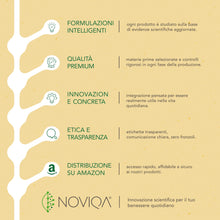 Carica l'immagine nel visualizzatore di Gallery, NOVIQA Magnesio L-Treonato Magtein® 2000 mg, 60 Compresse, Integratore Magtein Magnesio Treonato Puro ad Alta Biodisponi