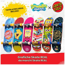 Carica l'immagine nel visualizzatore di Gallery, Tech Deck, Spongebob Sk8shop Fingerboard Bonus Pack, Mini Skateboard da Collezione Personalizzabili, Giocattoli per Bamb