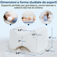 Carica l'immagine nel visualizzatore di Gallery, 5 STARS UNITED Cuscino Gambe per Dormire, Cuscino Ginocchia per Dormire