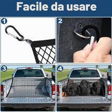 Carica l'immagine nel visualizzatore di Gallery, Rete da Ccarico per Camion, Rete Portaoggetti Auto 120×120 cm