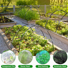 Carica l'immagine nel visualizzatore di Gallery, Archi per Serra Orto, 80 Pezzi Cerchi da Giardino per Serra Archetti per Serra da Orto Tunnel per Piante da Giardino Str