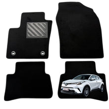 Carica l'immagine nel visualizzatore di Gallery, Tappetini Auto Toyota C-HR I 2016-2023 C-HR II, 2024 Set 4pz, Su Misura