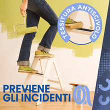 Carica l'immagine nel visualizzatore di Gallery, Nastro Antiscivolo 10 Metri per Scale e Gradini | 1 Rotolo 5cm x 10m | R13 Alta Aderenza Testato SGS | Adesivo Forte per