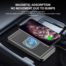Carica l'immagine nel visualizzatore di Gallery, TICFOX Tappetino Di Ricarica Per Auto, Caricatore Wireless Auto Pad, Caricabatterie wireless per auto da 15W per telefon