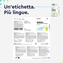 Carica l'immagine nel visualizzatore di Gallery, Valeriana Forte Integratore, 500 mg di Radice di Valeriana Pura per Dose, 400 Compresse, per Dormire, Favorisce il Rilas