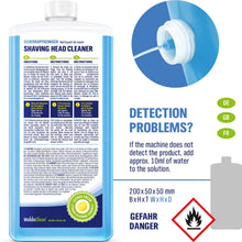 Carica l'immagine nel visualizzatore di Gallery, WoldoClean Liquido Pulizia Rasoio Elettrico 1000ml - Ricarica per Testine
