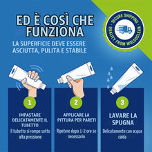 Carica l'immagine nel visualizzatore di Gallery, WoldoClean Pittura Bianca per Interni 225 ml Pareti - Ritocco Muro Spugna