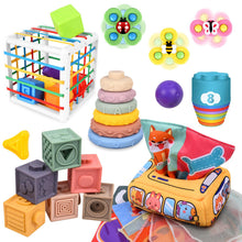 Carica l'immagine nel visualizzatore di Gallery, 6 in 1 Giocattolo Montessori per Bambini, Giochi Neonato da 6 a 12 Mesi