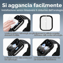 Carica l'immagine nel visualizzatore di Gallery, Diruite 3 Pezzi Cover per Xiaomi Redmi Watch 5 Lite Vetro Temperato Pellicola Protettiva PC Rigido Case Protettiva Ultra