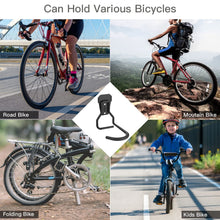 Carica l'immagine nel visualizzatore di Gallery, Housolution Appendi Bici da Muro,4 Supporti Bici da Parete in Ferro Battuto