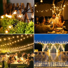 Carica l'immagine nel visualizzatore di Gallery, FIFlying Catena Luminosa Esterno 8.8M/29FT, G40 Luci da Esterno Giardino con 12+1 LED, 2700K Bianco Caldo Impermeabile C