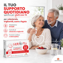 Carica l'immagine nel visualizzatore di Gallery, CHEMIST’S RESEARCH CAPTOLIP 70+ (1+1 Omaggio) | Mantiene Livelli Normali di Colesterolo e Trigliceridi, Supporta Funzion