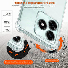 Carica l'immagine nel visualizzatore di Gallery, iVoler Cover per Honor X5C Plus, Custodia Antiurto Anti-Graffio Trasparente per Assorbimento Degli Urti con Paraurti in 