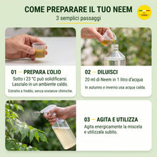 Carica l'immagine nel visualizzatore di Gallery, Olio di Neem Puro per Piante 240 ml Concentrato - Fa 12 Litri al 2%