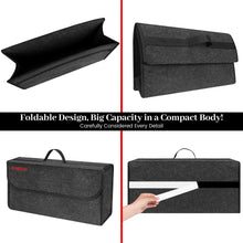 Carica l'immagine nel visualizzatore di Gallery, Einesin Borsa Porta-Oggetti Auto da Baule in Feltro, Organizer Bagagliaio per Attrezzi &amp; Cura, Organizer per Auto, Borsa