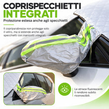 Carica l'immagine nel visualizzatore di Gallery, MAXITALY Copriparabrezza Auto Inverno, Parasole Auto 148x116cm 4 Stagioni