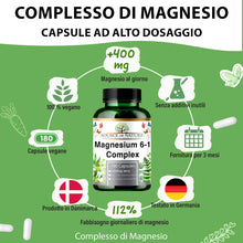 Carica l'immagine nel visualizzatore di Gallery, Source of Nature® Magnesio Complex 6-in-1, 180 Capsule, 420 mg al Giorno