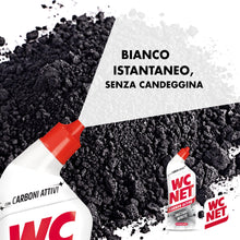 Carica l'immagine nel visualizzatore di Gallery, Wc Net – Carbon Active Instant White, Detergente Liquido per WC con Carboni Attivi, Prevenzione del Calcare e Igienizzan