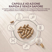 Carica l'immagine nel visualizzatore di Gallery, Integratore Ferro e Vitamina C Naturale - Ferro Bisglicinato 42mg Integratori Stanchezza Fisica e Mentale, Globuli Rossi
