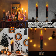 Carica l'immagine nel visualizzatore di Gallery, 2 pezzi Candele LED per Halloween, candele galleggianti a LED a batteria